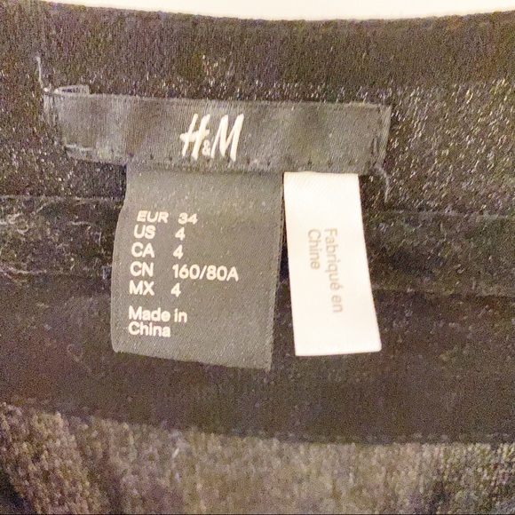 NWOT H&M Black Dress - Picture 2 of 8